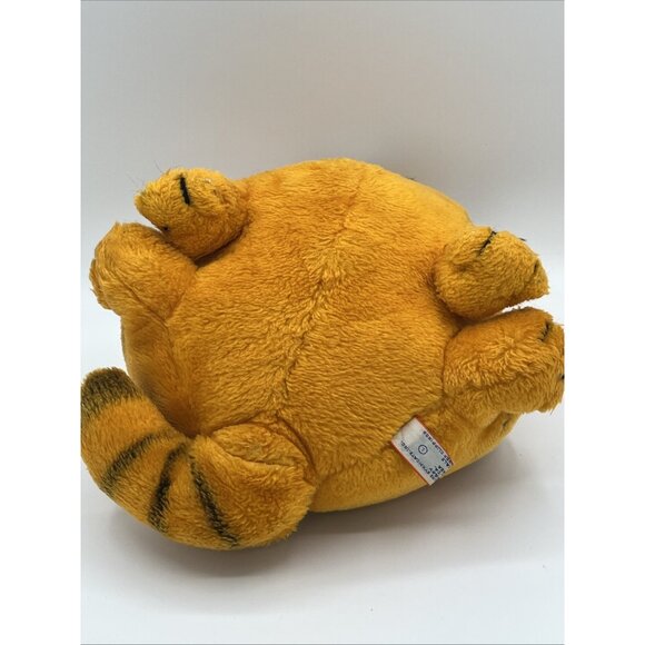 Vintage Garfield Cat Sitting Plush Stuffed Animal Dakin Large 12" H x 9" W - Picture 7 of 13
